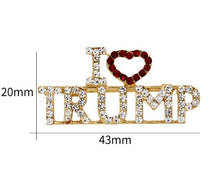 Load image into Gallery viewer, Trump Pins - I Love Trump 2020 Pins