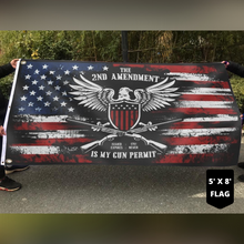 Load image into Gallery viewer, It&#39;s My Gun Permit - 2nd Amendment Flag