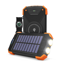 Load image into Gallery viewer, RTL Wireless Solar Charger 10,000mAH Power Bank