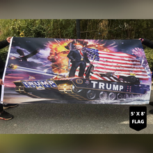 Load image into Gallery viewer, Donald Trump Rare Tank Flag