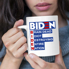 Load image into Gallery viewer, Biden Meaning 11 oz. White Mug