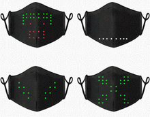 Load image into Gallery viewer, LED Voice Active Face Cover - Light Up Face Cover