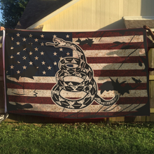 Load image into Gallery viewer, Gadsden DTOM - Vintage USA Horizontal Flag
