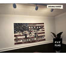 Load image into Gallery viewer, TRUMP 2020 Law and Order - 2A Guns FLAG