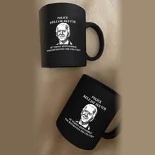 Load image into Gallery viewer, Police Sketch 11 oz. Black Mug