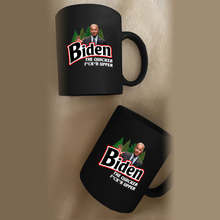 Load image into Gallery viewer, Biden The Quicker F***er Upper 11 oz. Black Mug