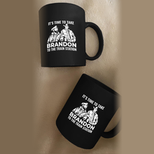 Load image into Gallery viewer, Train Station 11 oz. Black Mug