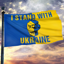Load image into Gallery viewer, I Stand with Ukraine Flag