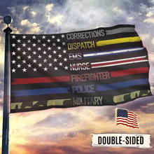 Load image into Gallery viewer, Patriotic Support Appreciation - USA Flag + American Flag Lapel Pin - Bundle