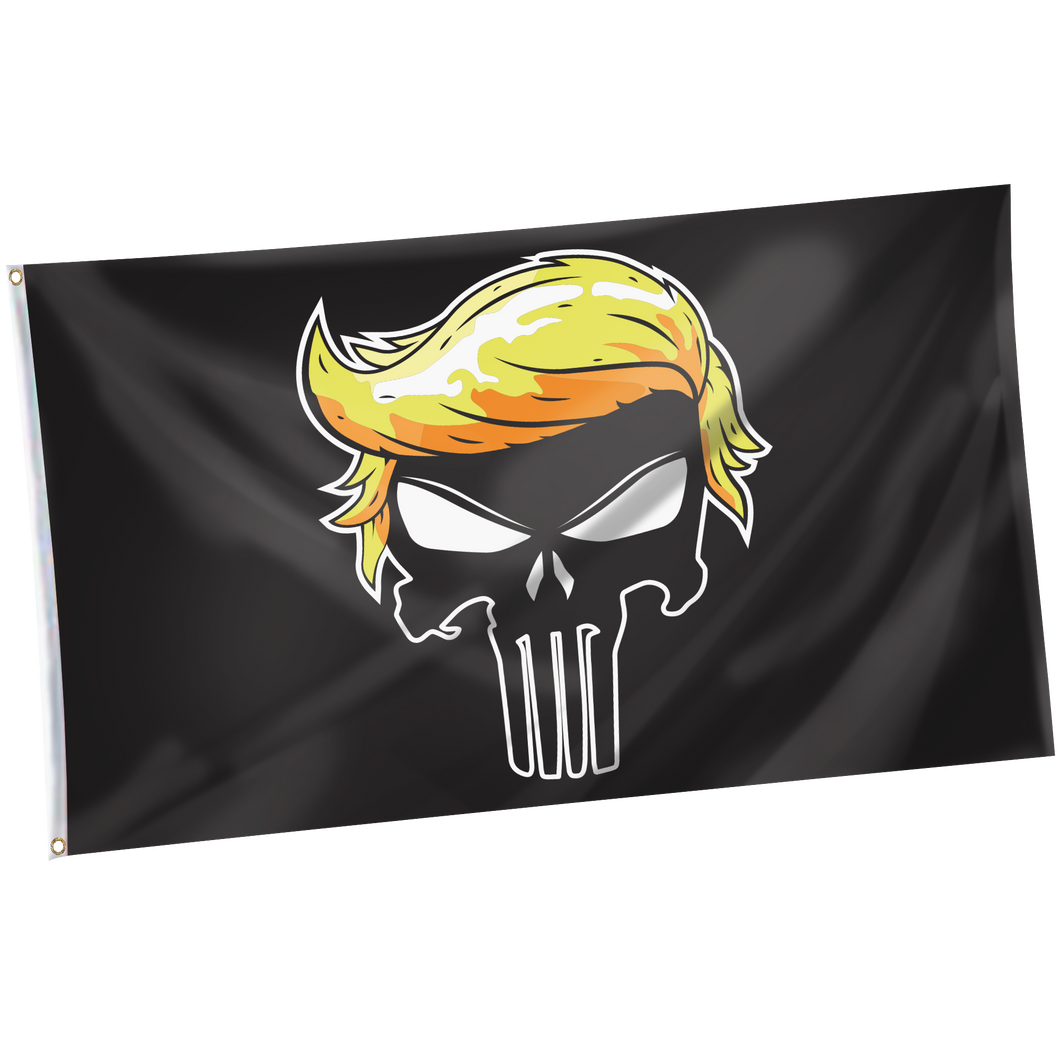 Trump Punisher Flag + Trump Punisher Pin