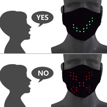 Load image into Gallery viewer, LED Voice Active Face Cover - Light Up Face Cover