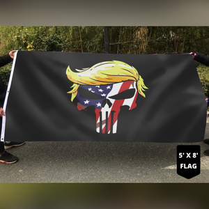 Trump USA Punisher Flag