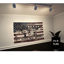 Load image into Gallery viewer, TRUMP 2020 Law and Order - 2A Guns FLAG