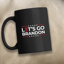 Load image into Gallery viewer, Let&#39;s Go Brandon 11 oz. Black Mug