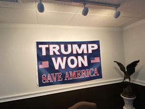 Trump Won - Save America Flag