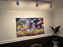Load image into Gallery viewer, Liberty - 9.11 - We Will Never Forget Flag (RTL)