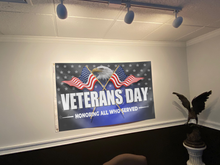 Load image into Gallery viewer, Veterans Day - Honoring All Who Served Flag (RTL)