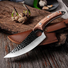 Load image into Gallery viewer, Serbian Kitchen Cooking Knife and Sheath