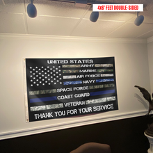 Load image into Gallery viewer, United States Thank You For Your Service Appreciation Flag