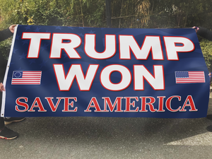 Trump Won - Save America Flag