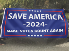 Load image into Gallery viewer, Save America Again - Make Votes Count Again Flag