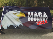 Load image into Gallery viewer, MAGA Country 2024 Eagle Flag