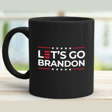 Load image into Gallery viewer, Let&#39;s Go Brandon 11 oz. Black Mug