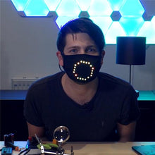 Load image into Gallery viewer, LED Voice Activated Light Up Face Cover