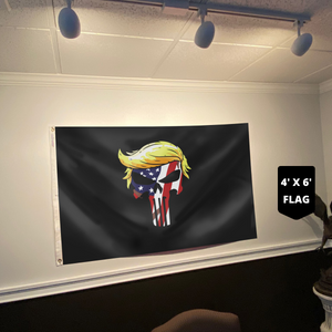 Trump USA Punisher Flag