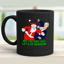 Load image into Gallery viewer, Not This Christmas 11 oz. Black Mug