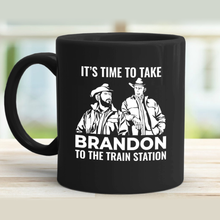 Load image into Gallery viewer, Train Station 11 oz. Black Mug