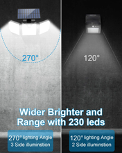 Load image into Gallery viewer, Solar Powered Outdoor Security Lamp - 74 LED Motion Sensor (RTL)