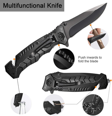 Survival Gear Kit, Emergency EDC Survival Tools 24 in 1 SOS Earthquake Aid Equipment