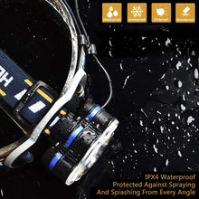 Load image into Gallery viewer, Rechargeable Headlamp LED  - Waterproof Headlamp