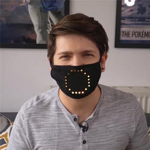Load image into Gallery viewer, LED Voice Active Face Cover - Light Up Face Cover