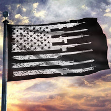 Load image into Gallery viewer, 2nd Amendment American Rifle Flag 3x5 Flag - Black