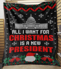 Load image into Gallery viewer, All I Want For Christmas Premium Mink Sherpa Blanket 1