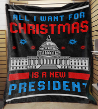 Load image into Gallery viewer, All I Want For Christmas Premium Mink Sherpa Blanket 2