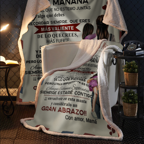 A Mi Hija | Más Valiente Blanket
