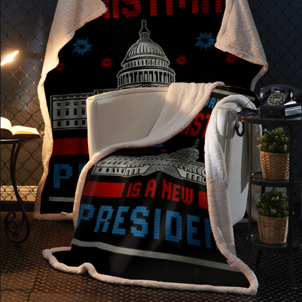 All I Want For Christmas Premium Mink Sherpa Blanket 2