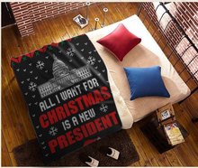 Load image into Gallery viewer, All I Want For Christmas Premium Mink Sherpa Blanket 1