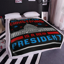 Load image into Gallery viewer, All I Want For Christmas Premium Mink Sherpa Blanket 2