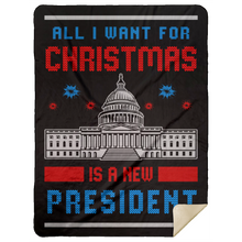 Load image into Gallery viewer, All I Want For Christmas Premium Mink Sherpa Blanket 2