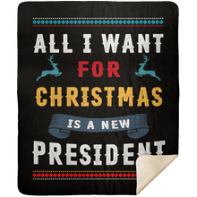 Load image into Gallery viewer, All I Want For Christmas Premium Mink Sherpa Blanket 3