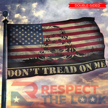 Load image into Gallery viewer, Don't Tread On Me USA Flag (RTL)