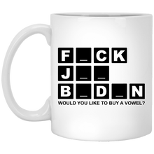 Load image into Gallery viewer, FJB Wheel of Fortune 11 oz. White Mug
