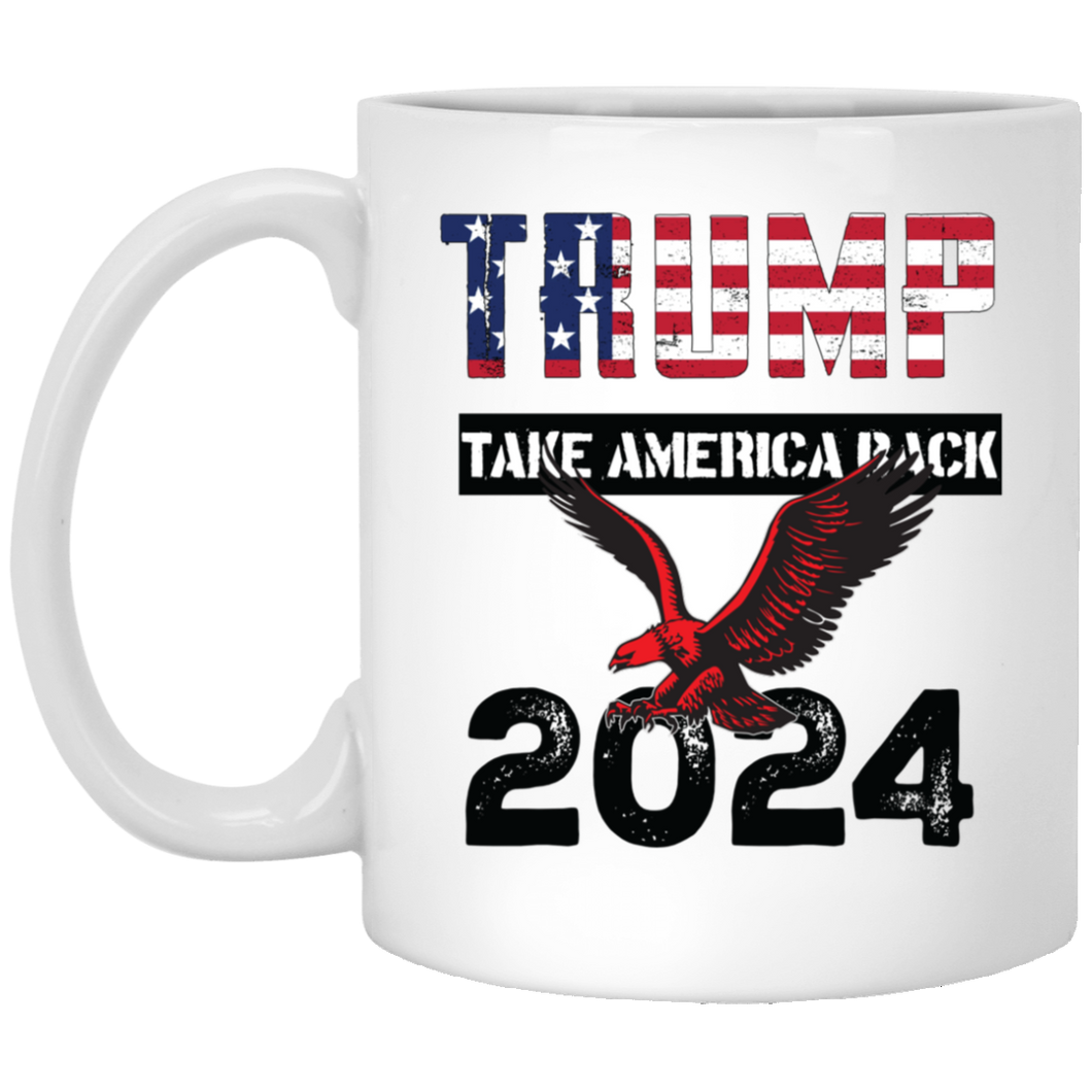 TRUMP Take America Back White Mug