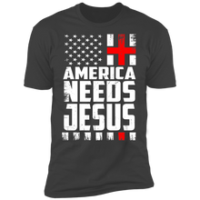 Load image into Gallery viewer, America Needs Jesus T-shirt