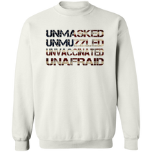 Load image into Gallery viewer, Unmasked, Unmuzzled, Unvaccinated, Unafraid Apparel