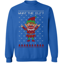 Load image into Gallery viewer, What The Elf Wearing Mask Sweatshirt
